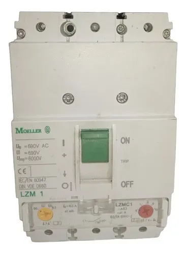  Disjuntor Caixa Moldada Moeller Lzm1 Lzm51 25a