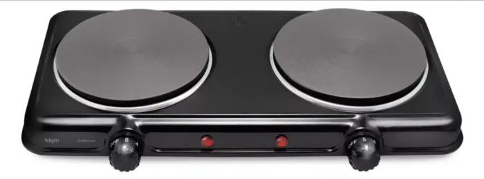 Fogão Eletrico Elgin 2 bocas 2000w 110v preto