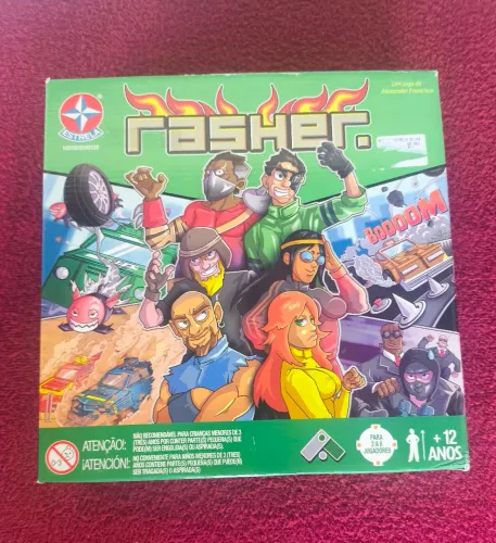 Jogo de Tabuleiro Rascher - Diversão e adrenalina para a galera!
