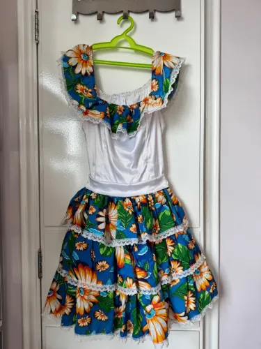 Vestido adulto p/ festa junina