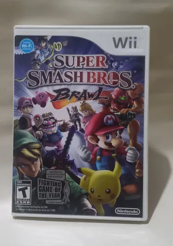 Super smash bros brawl wii usado 