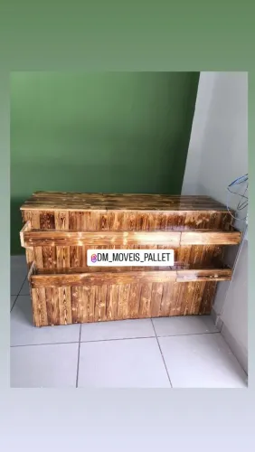 Balcão caixa pallet 