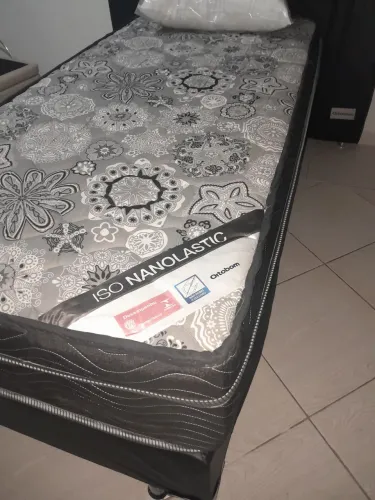 Colchão Ortobom Iso Nanolastic mais cama