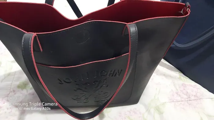 Bolsas de Ombro Femininas John John, Satinato e Sonho dos Pés 