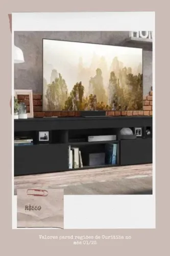 Promoção Rack Preto 65'' - 29/01