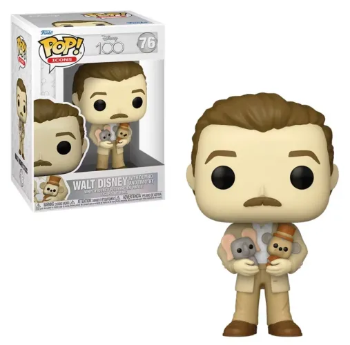 Funko pop icons disney 100th walt disney