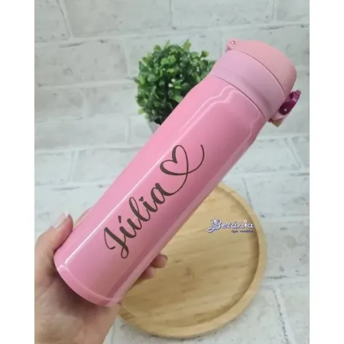 Garrafa gravação personalizada