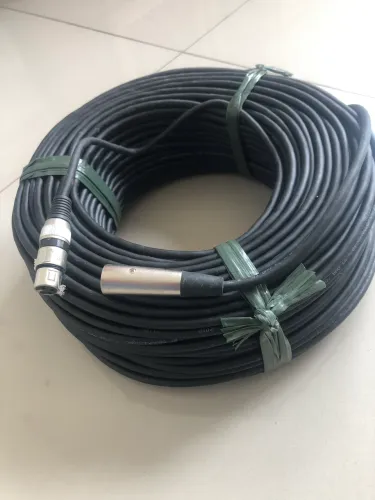 Cabo para microfone novo rolo 100metros