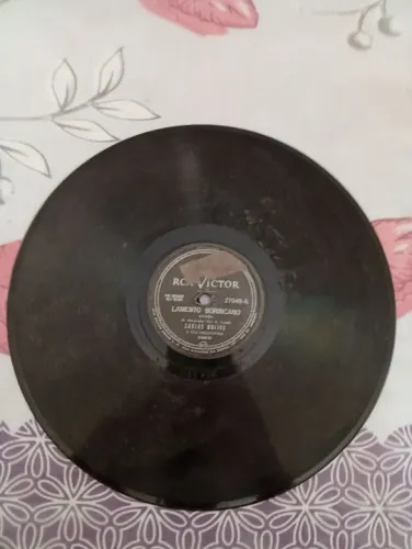 Disco 78 rpm - Lamento Borincano - Carlos Milina