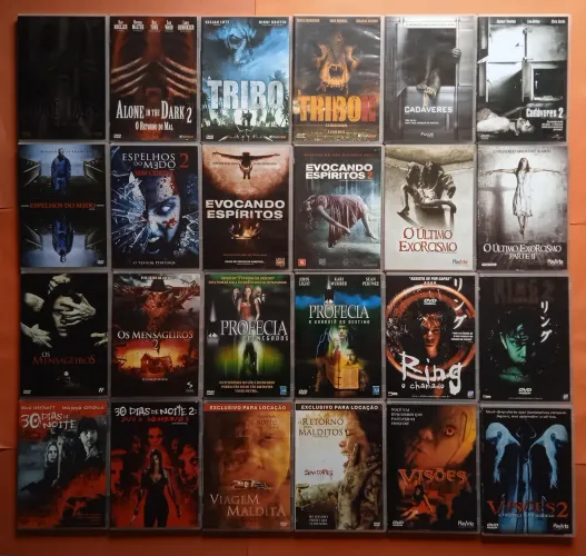 Dvd Coleção Filmes Suspense/Terror - 24 Títulos 