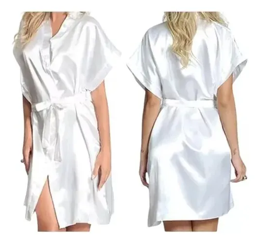 Robe Noiva de Cetim - roupão 