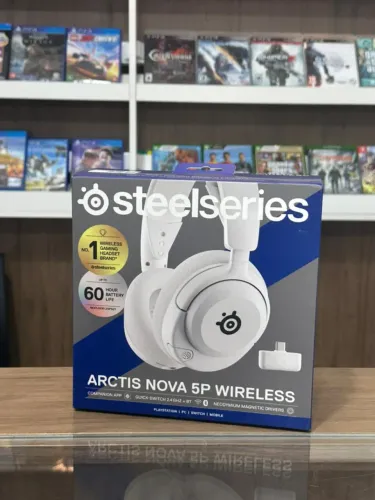 Headset SteelSeries Arctis Nova 5P Wireless - Até 12x sem juros, Loja Física