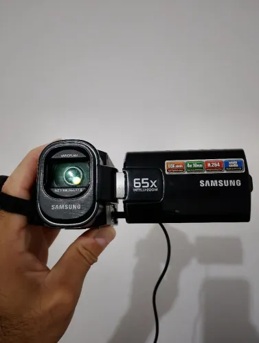 Filmadora Samsung funcionando perfeitamente 