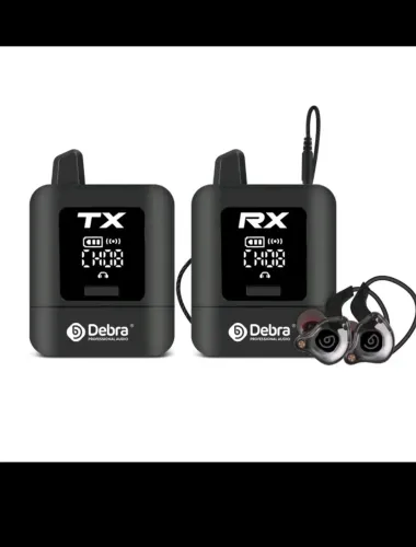Retorno de Fone sem fio Debra St-mini sinal digital 2.4ghz