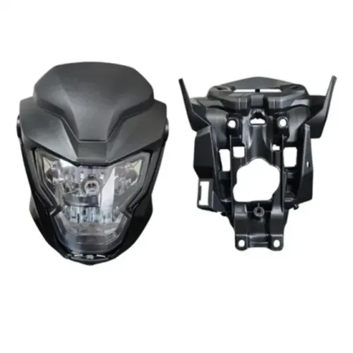 PLASMOTO - KIT FRENTE - FAN/TITAN 160 2025/.. (C/LAMPADA H4) - PRETO