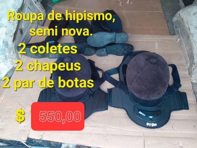 Roupa de hipismo semi nova