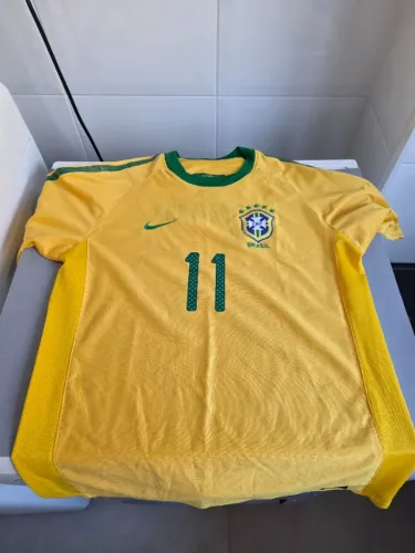 Camisa 11 Seleção Brasileira Nike Nova Personalizada Nome Rafael