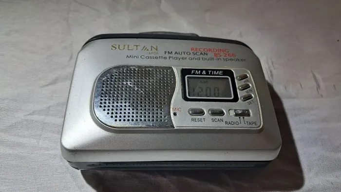 Rádio Gravador Sultan BS-266 Vintage