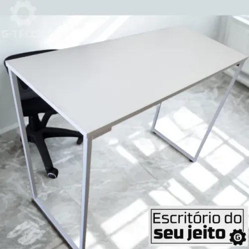 Escrivaninha NOVA Mesa Estilo Industrial Multiuso para Notebook Computador de Estudo Birô