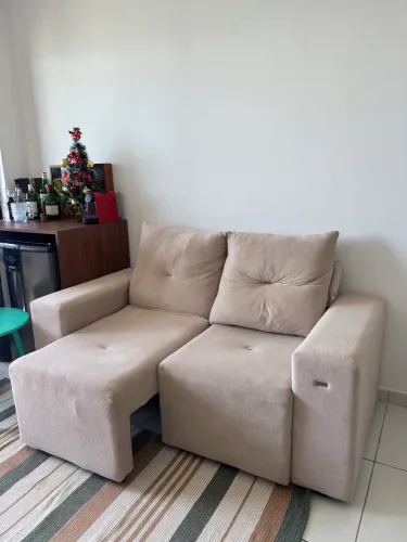 Sofá retrátil dois lugares