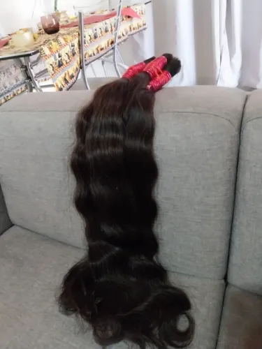Cabelo humano 65/70 centímetros 