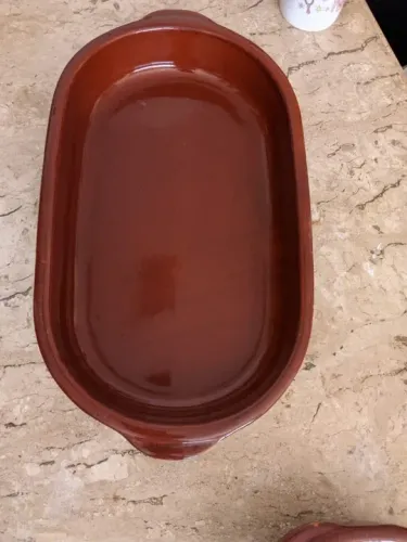 2 Travessas de Ceramica - Novas 