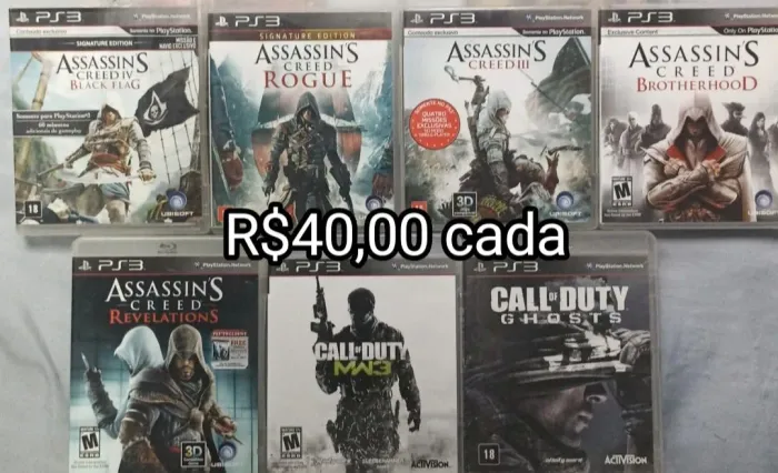 Jogos Originais Playstation 3 Entrego