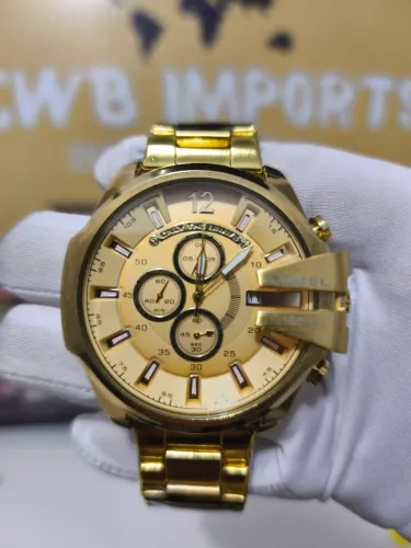 Relógio Diesel 10bar Maquinário 100% Funcional