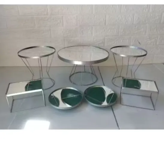 Kit boleira e bandeja espelhada