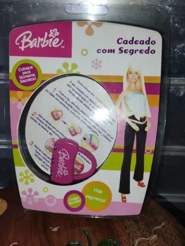 Cadeado com Segredo Barbie - Brinquedo Infantil