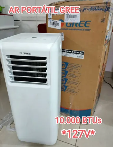 Ar Portátil Gree 10.000 BTUs + Novo + Nota + Garantia+ 127v + Cartão 12x!!