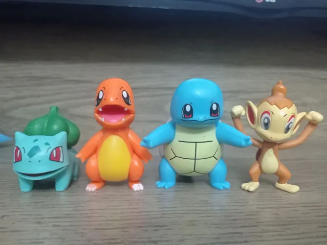 Lote pokémons ( trio + Chimchar) 