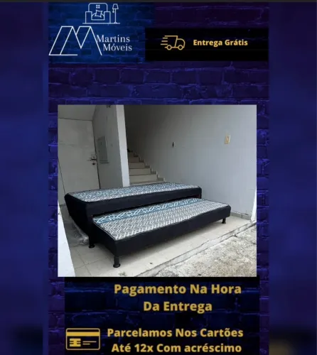 GRANDE PROMOÇÃO*CAMA BOX SOLTEIRÃO COM AUXILIAR ENTREGA GRÁTIS ACEITA CARTÃO