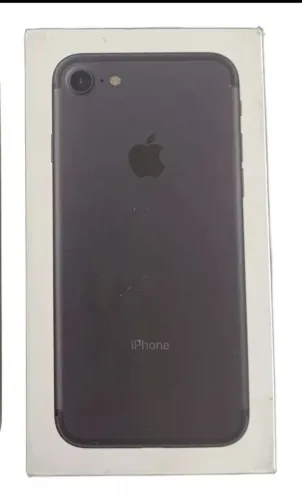 Caixa completa DO iPhone 7, 7g BLACK, A1778 + Fone Ouvido + Carregador novo + chave chip