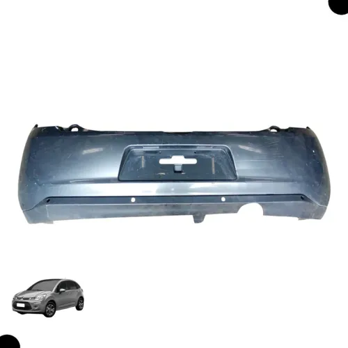 Parachoque Traseiro Citroen C3 2013 2014 2015 2016 2017 2018