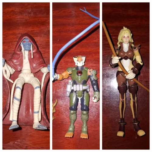 Bonecos Thundercats - Tygra, Mumm-Ra e Cheetara