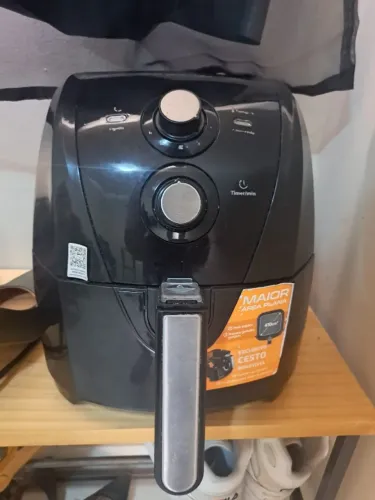 MONDIAL Fritadeira Sem Óleo Grand Family Inox - 4L, 127V, Preto, 1700W