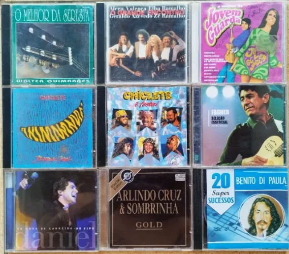 Cds Variados Limpos, Sem arranhões