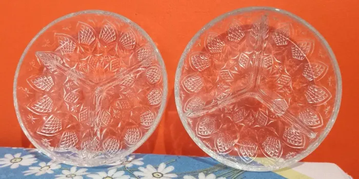 KIT PETISQUEIRA DE VIDRO COM 3 DIVISÕES DA INDONÉSIA + BRINDE