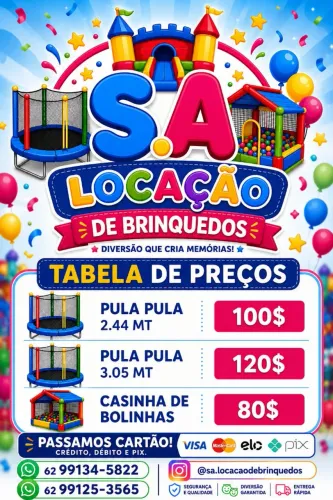 Aluguel de pula pula