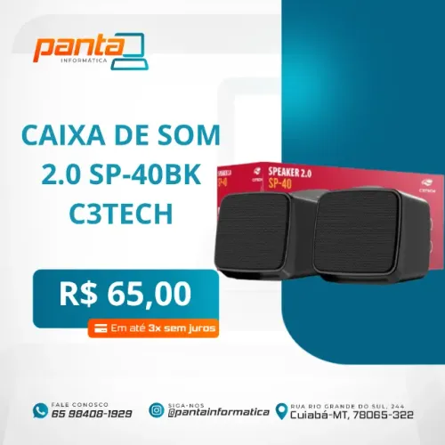 Caixa de som para computador C3tech