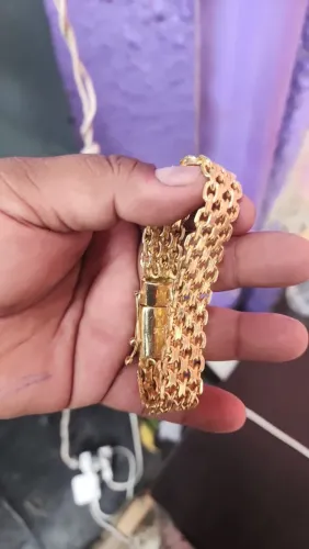 Pulseira Com banho de ouro 1000