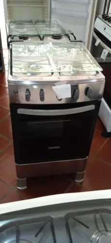 Fogão consul de 4 bocas semi novo em inox sem ferrugem sem gordura 
