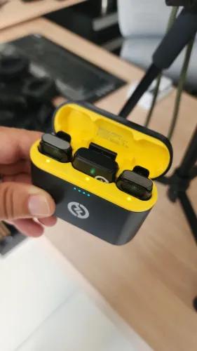 Kit de Microfone Profissional Hollyland [Canon DSLR, SMARTPHONES, NOTEBOOK, LIVES TIKTOK]