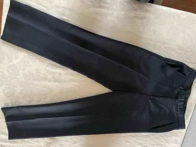 Calça social com listras Fazzolin uomo