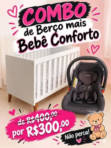 Berço e bebê conforto