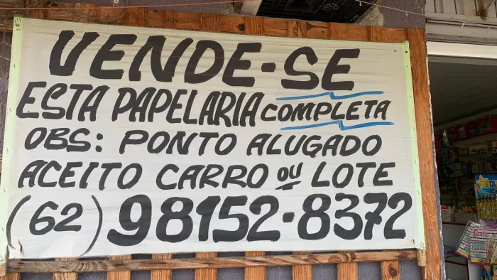 Vende-se papelaria. Cidade ocidental 