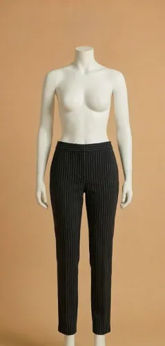 Calça Estampa Risca de Giz