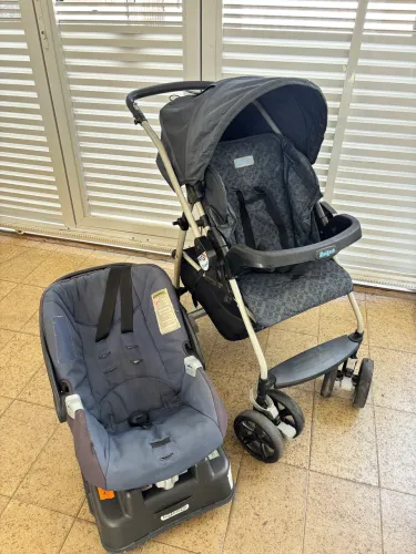 CARRINHO DE BEBÊ BURIGOTTO + BEBÊ CONFORTO 