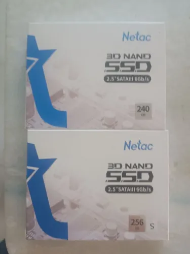 SSD NETAC 240gb(BLUE) e 256gb 280,00 (cada)